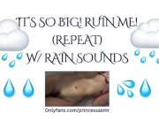 Preview 1 of ITS SO BIG, RUIN ME! (Rain ASMR)