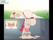 Preview 5 of Futanari Milking On The Farm Big Dick Futa Hentai Animation 60Fps