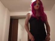 Preview 4 of Shemale red hair masturbating