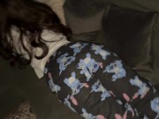 Preview 4 of Orient teen have a wonderfull night in her pjamas