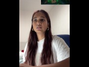 Preview 4 of Petite Indian MiaZ reacts to Goblin Cave