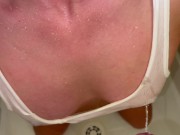 Preview 3 of Piss compilation - golden shower wet tshirt, he pisses in her mouth, she pisses on cock