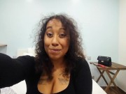 Preview 2 of VLOG - First anal sextape with Bijango / Ebony, Big Clit, Humor