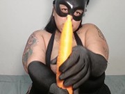 Preview 6 of BBW bunny ate the carrot from another mouth