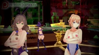 Genshin 💦 Lisa & Jean After Work MILF Porn Frenzy | Anime JOI R34 Hentai Mature SEX