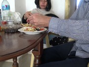 Preview 3 of my pregnant stepmother lets me cum in her coffee during breakfast
