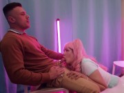 Preview 3 of TRANS ANGELS - Nate Rose Pulls Out And Releases A Thick, Creamy Load All Over Isabella Gomez's Ass