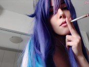 Preview 4 of Succubus Egirl Smoking for you (full vid on my 0nlyfans/ManyVids)