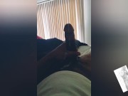Preview 5 of Big Black Dick Masturbating, Moaning, Cum Compilation