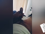 Preview 6 of Big Black Dick Masturbating, Moaning, Cum Compilation