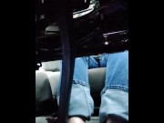 Preview 1 of Smashing cake on my break pedal in my socks and jeans 360 view