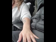 Preview 3 of Slut MILF Teacher sucks the cock of his Uber driver