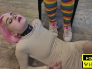 Preview 3 of Human ashtray, spitting on face and mouth and anal as a vase