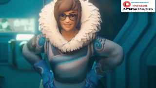 Exclusive Overwatch Tour From Mei And Amazing Hentai Story From Dva | Hottest Hentai Overwatch 60fps