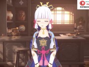 Preview 2 of Kamisato Ayaka Hard Fucking In Tea House And Getting Creampie | Hottest Genshin Impact Hentai 4k