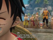 Preview 1 of One Piece Odyssey Nude Mod Installed Game Play [part 06] Porn game play [18+] Sex game