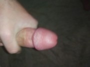 Preview 1 of Daddy jerking off solo male moaning and cumming