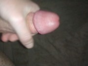 Preview 3 of Daddy jerking off solo male moaning and cumming