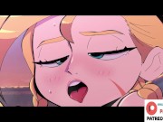 Preview 2 of Cammy Public Fuck And Creampie On Big Arena | Hottest Street Fighter Hentai 4k 60fps