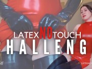 Preview 2 of TEASER latex no touch challenge joi rubber mistress latexnchill