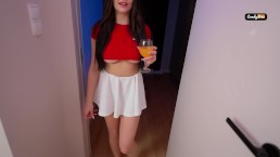 Party once, Cum Twice. Roommate's gorgeous anatomy helps me at school - Sexy  Amateur Candy Love