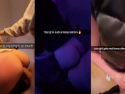 Preview 4 of college girls snapchat compilation of dirty fucking TRIPLE SCREEN
