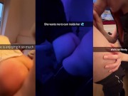 Preview 5 of college girls snapchat compilation of dirty fucking TRIPLE SCREEN