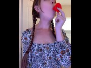 Preview 6 of Amateur Deep Throat Blow Job (FULL VID ON FANSLY)