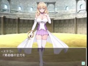 Preview 2 of 【プリンセス・ハニートラップ:3】お姫様に足コキで痴女責めされ、負けちゃうM男★エロゲープレイ動画