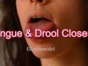Preview 1 of Tongue and Drool Closeup - teaser