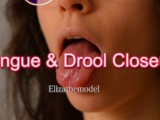 Preview 3 of Tongue and Drool Closeup - teaser