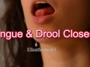 Preview 6 of Tongue and Drool Closeup - teaser