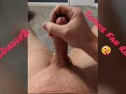 Preview 4 of Daddy strokes big cock for fan request, does dirty talk and big moaning cumshot