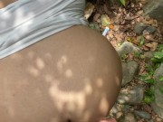 Preview 3 of My  REAL STEP COUSIN TRICK me into going for a WALK and I FUCK her HUGE ASS for LYING to me😇