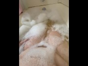 Preview 3 of MILF taking a naughty bubble bath