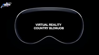 PLAYED WITH APPLE VISION PRO GLASSES - POV HOMEMADE HANDJOB AND BLOWJOB - BEST 2024