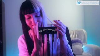 SFW ASMR - Pastel Rosie Massaging and Counting Down Your Triggers - EGirl Rubs and Tickles Your Ears