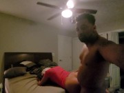 Preview 1 of Petite blonde gets fucked hard by BBC gets creampie loud moaning!!!