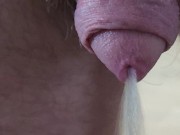 Preview 5 of Pissing with my cold cock i to a bowl close up