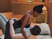 Preview 4 of Chani jump on Paul Atreides dick and he cum in her tight pussy - Sims 4 - 3D animation - Dune