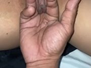 Preview 4 of Watching porn and ive got fingered(juicy pussy)