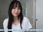 Preview 2 of [4K] Transparent Clothes Wet vs Dry Try on Haul with Elixir Elf