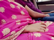 Preview 4 of Desi Bhabhi Sucked Fucked by Boy Friend in Public for Shopping (Hindi Audio) - Cheating Husband
