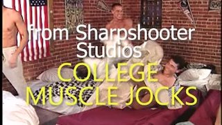 COLLEGE MUSCLE JOCKS- Naked Pillow Fight