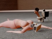 Preview 4 of Skibidi Toilet vs Camera-girl - episode 2 (porn cartoon)