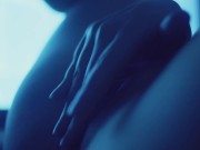 Preview 2 of Blue mood - Slow-motion, Squirting, Closeup