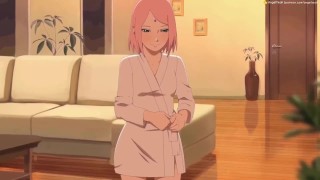 Baby Sakura wanted to eat something sweet but got a dick between the buns
