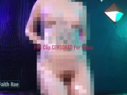 Preview 6 of Censored Birthday Suit JOI - Beta Safe Pixelated Fully Nude Goddess Worship Femdom POV JOI- Preview