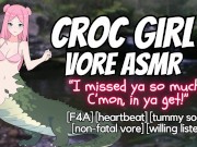 Preview 1 of [Audio only] Croc Girl Swallows You! Non Fatal Vore ASMR Roleplay