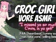Preview 6 of [Audio only] Croc Girl Swallows You! Non Fatal Vore ASMR Roleplay